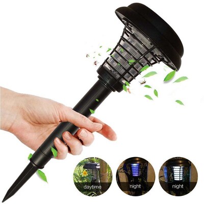 Solar LED Mosquito Repellent Killer Lamp Outdoor Mosquito