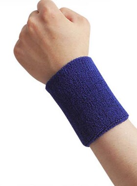 1pair Cotton Wristbands Sport Sweatband Hand Band Sweat Wris