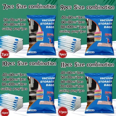 10PCS vacuum bag gift getter pump storage compression bag