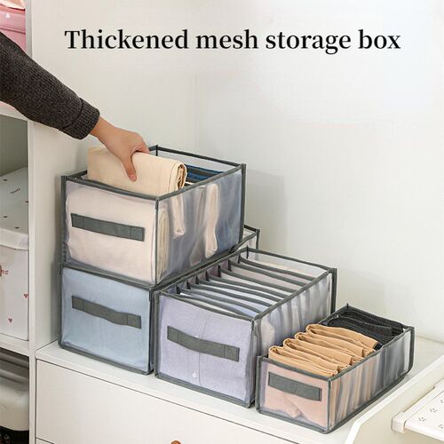 Closet Organizer Drawer Divider Jeans Sweater Clothes Storag
