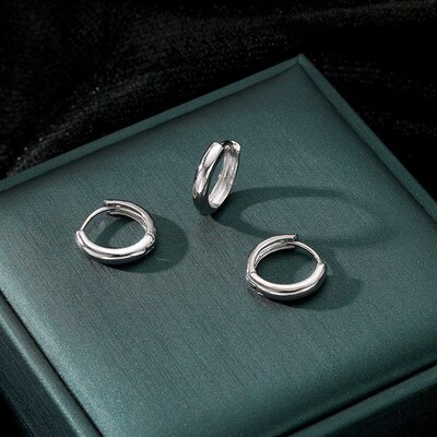 Simple Geometric Cshaped Earring Sets 3 Pairs Fashionable Hi