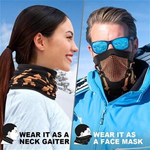 Face Warmer Ski Scarf Neck Cycling Cover Mask Bandana Gaiter