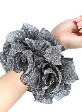 Shiny Velvet Elastic Headband Singlecolor Girl Hair Rope Hai