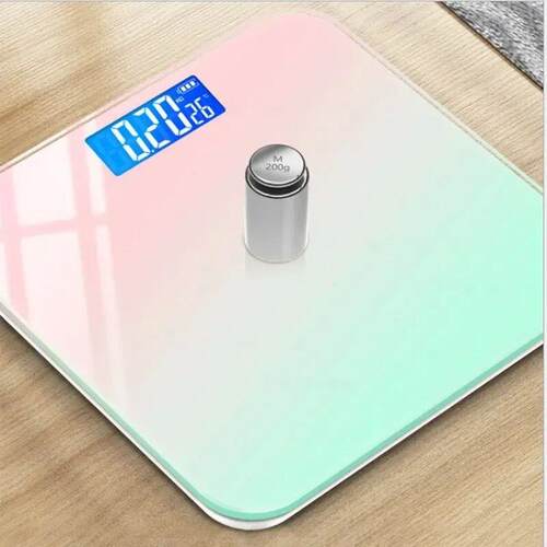 Gradient Color Intelligent LCD Electronic Scale Digital Disp