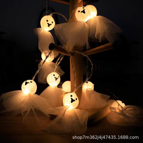Halloween light string LED pumpkin decorative light pendant