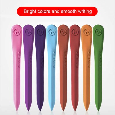 12/18 Colors Triangular Crayons Safe Non-toxic Triangular Co