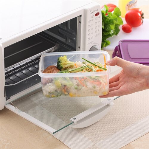 plastic food fruit storage box crisper container can