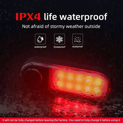 5 Modes Light Bicycle Rear Light Waterproof Bike Light COB U