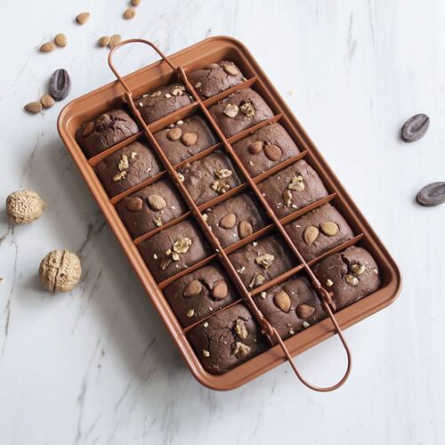 Brownie Baking Pan Cake Tray Kitchen Bakeware mold布朗尼烤盘