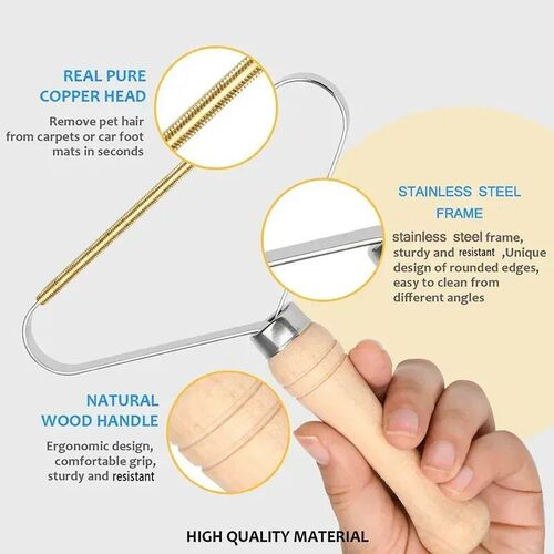 Portable Pet Hair Remover Brush Manual Lint Roller Sweaters