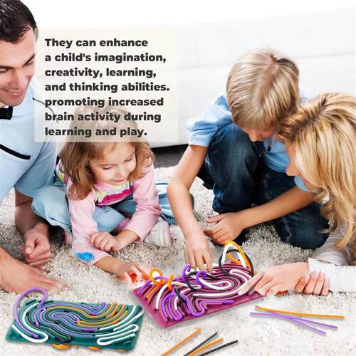 Sensory Activity Board for Kid Busy Board Motor Skills Monte