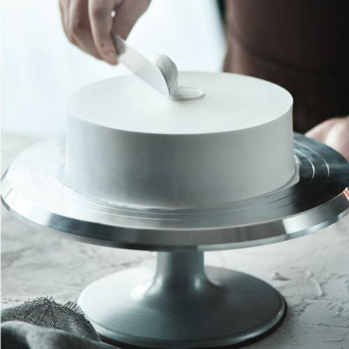 Aluminum alloy cake table turntable 8 10 12 inch cake turnta