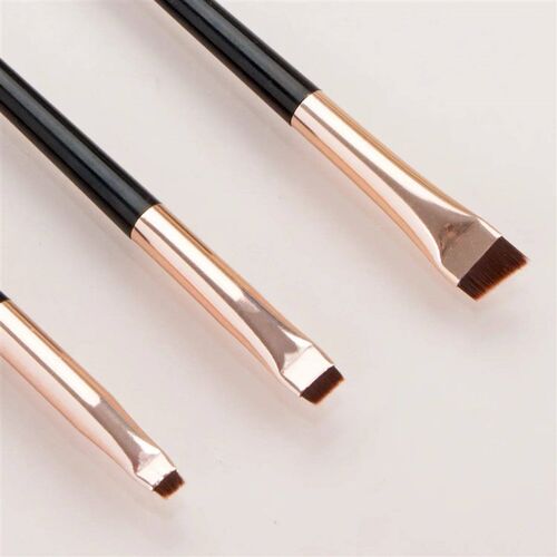 Wholesale 3 Pcs edge eyeliner brush oblique head eyebrow bru