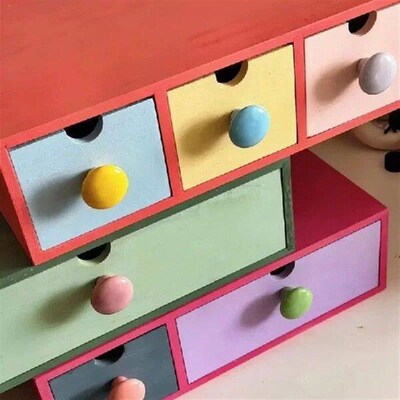 Colorful Dopamine Lockers for Living Room Decoration, Can