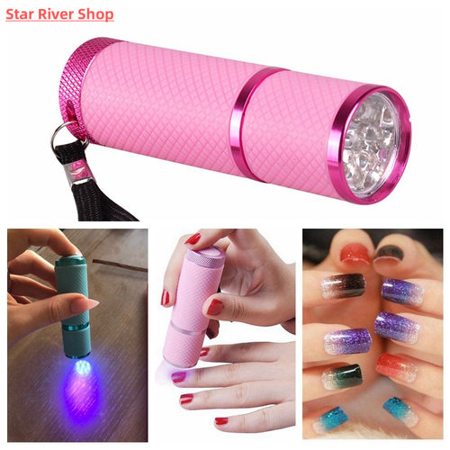 Mini UV Led Light UV LED Lamp Nail Dryer for Gel Nails 9 LED