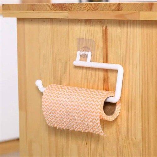 Tissue Hanger Plastic Paper Roll Holder Wall Mounted Towel