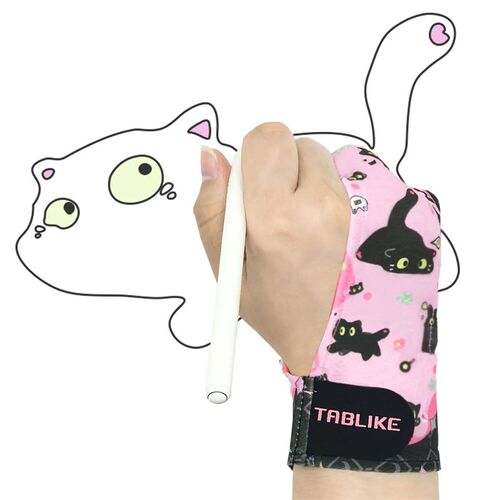 Digital Drawing Glove, Artist Glove with 3-Layer Palm Reject