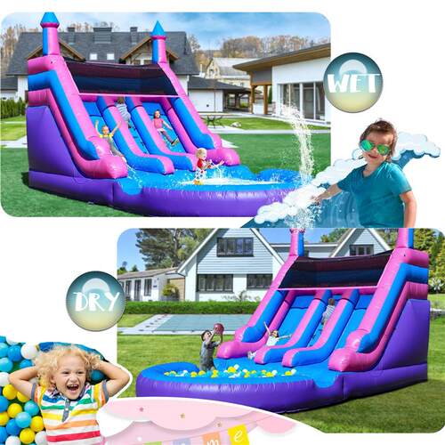 Inflatable Summer Outdoor Sildes Air Bounce Water amusement