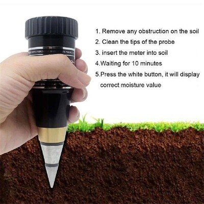 Soil PH and Moisture Meter Hygrometer Accurate PH