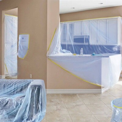 Pre-Taped Masking Film Plastic Sheeting Automotive Washi Tap