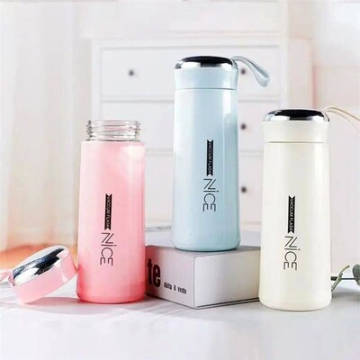 Glass Water Bottle Leak-proof Bpa Free Eco-friendly Kids Sch