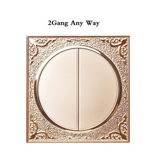 Continental carved 86 wall hotel home power round switch soc