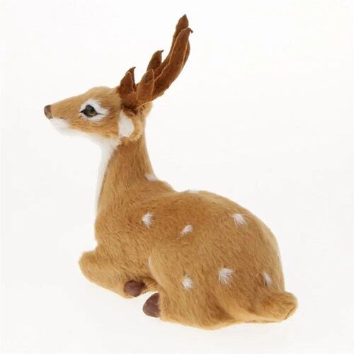 Simulation Lying Christmas Sika Artificial Deer Reindeer
