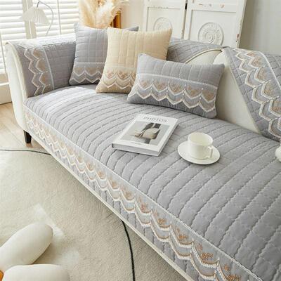 Sofa cushion,cloth leather non-slip seat cushion.Solid color