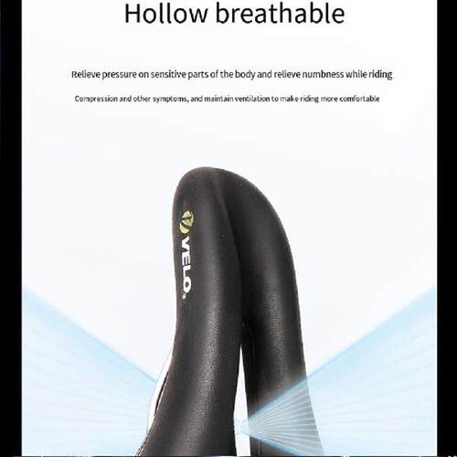 Bike Saddle Breathable Leather Surface Thickened Cycling