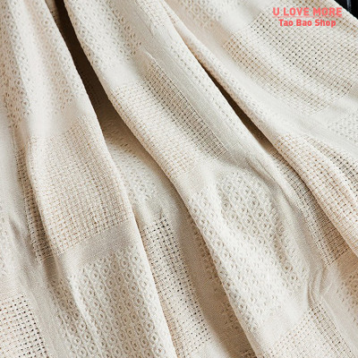 Knitting Picnic Throw Blanket Outdoor Picnic Mat Soft Sofa B