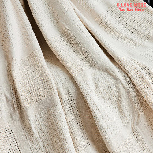 Knitting Picnic Throw Blanket Outdoor Picnic Mat Soft Sofa B