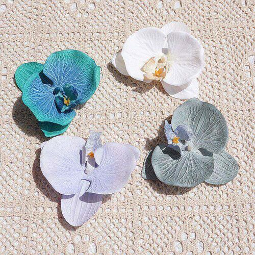 Phalaenopsis flower head small size artificial flower fake