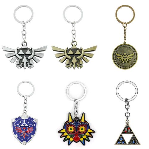 The Legend of Shield Keychain Tears of the Kingdom Sheikah E