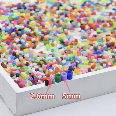 2.6mm/2000pcs/bag Hama Beads PUPOU Perler DIY Kids Iron Bead