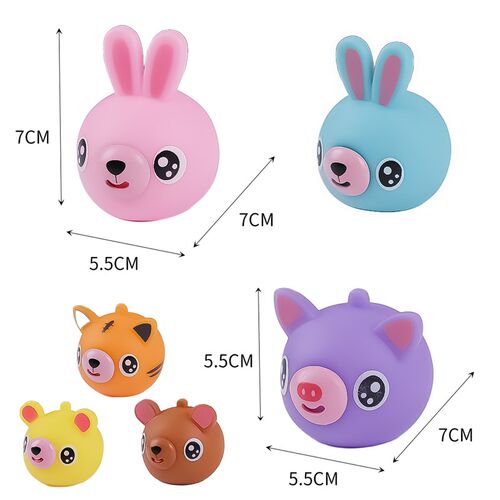 Baby Toys Talking Animal Squeeze Anxiety Toy Press Ball Tong