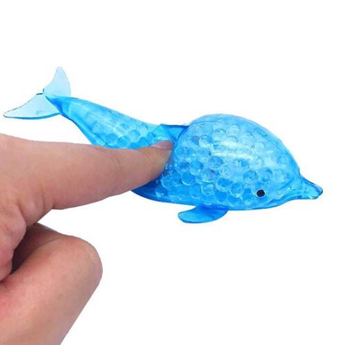 Funny Fidget Toys Spongy Dolphin Bead Stress Ball Toy Squeez