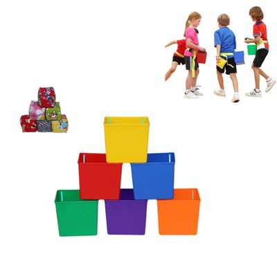 Kindergarten Bucket Throwing Sandbags Childrens Sensory
