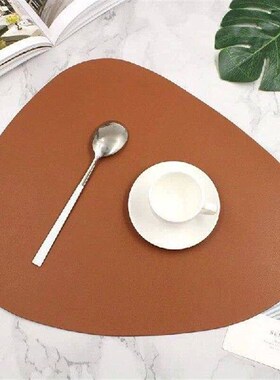 1x Autumn Teardrop Shaped Western Placemat With Non-slip