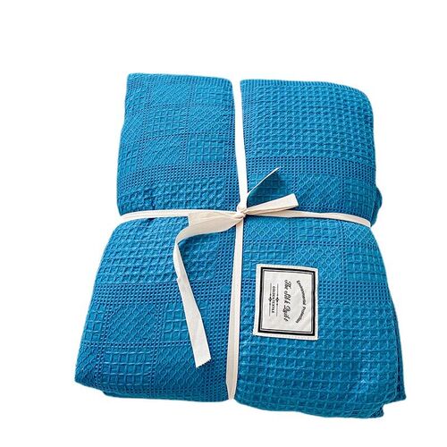 New Waffle Washed Cotton Jacquard Sanding Four-piece Set Fas