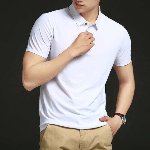 High-end Summer Mens Top Leading Work Clothes Seamless Ice