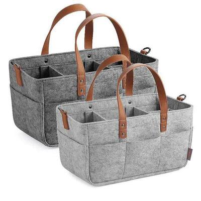Baby Felt Storage Nursery Organizer Basket Infant Diaper Bag