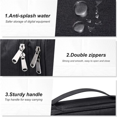 Cable Storage Bag Waterproof Digital Electronic Accessories