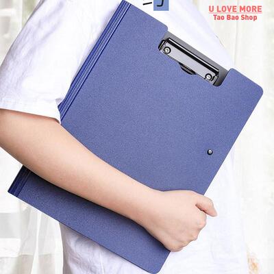 A4 File Folder Clipboard Writing Pad Memo Clip Board Double