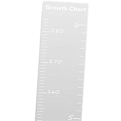Acrylic Kids Growth Chart Mirror Simple Assembly for
