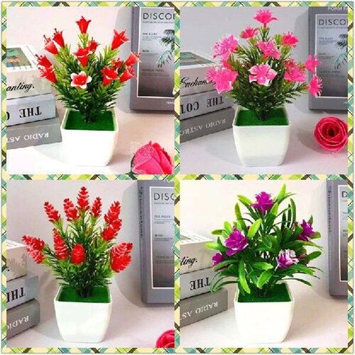 1pc Artificial Plants Bonsai Small Flowers Pot Fake Plant