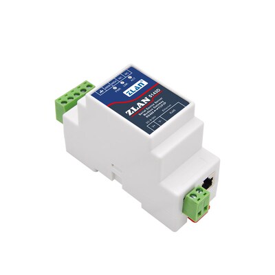 DIN-rail RS485 Serial Port To Ethernet Converter Server Devi