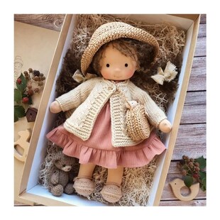 Native Enamel Artist Kawaii Doll Handmade Chi Waldorf