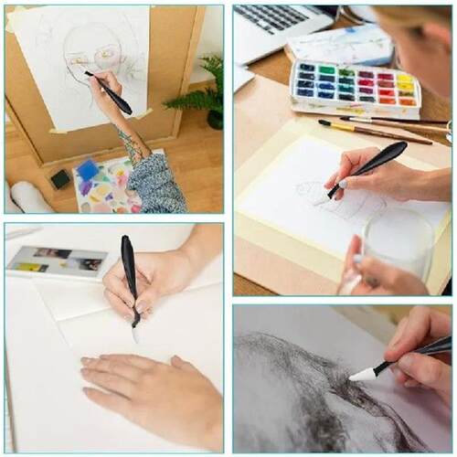 JHD Blending Stumps For Drawing, With 40 Pcs Replacement
