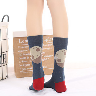 Instime 1 Pair/Pack Funny Women Socks Cotton Unisex Crew Soc