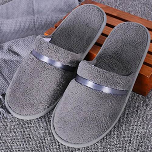 Winter Fur Slippers Women plush Home Shoes Hotel Flat Slippe